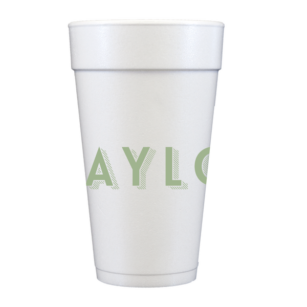 The Taylor Foam Cup