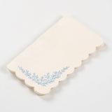 Floral Elegance Blue Guest Towels