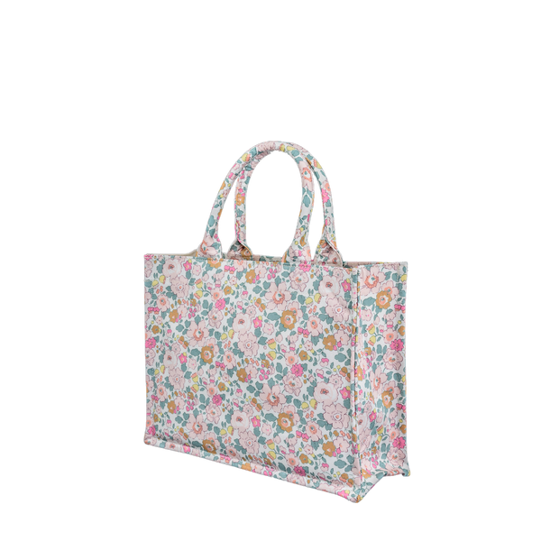 Liberty Small Book Tote, Betsy Metallic