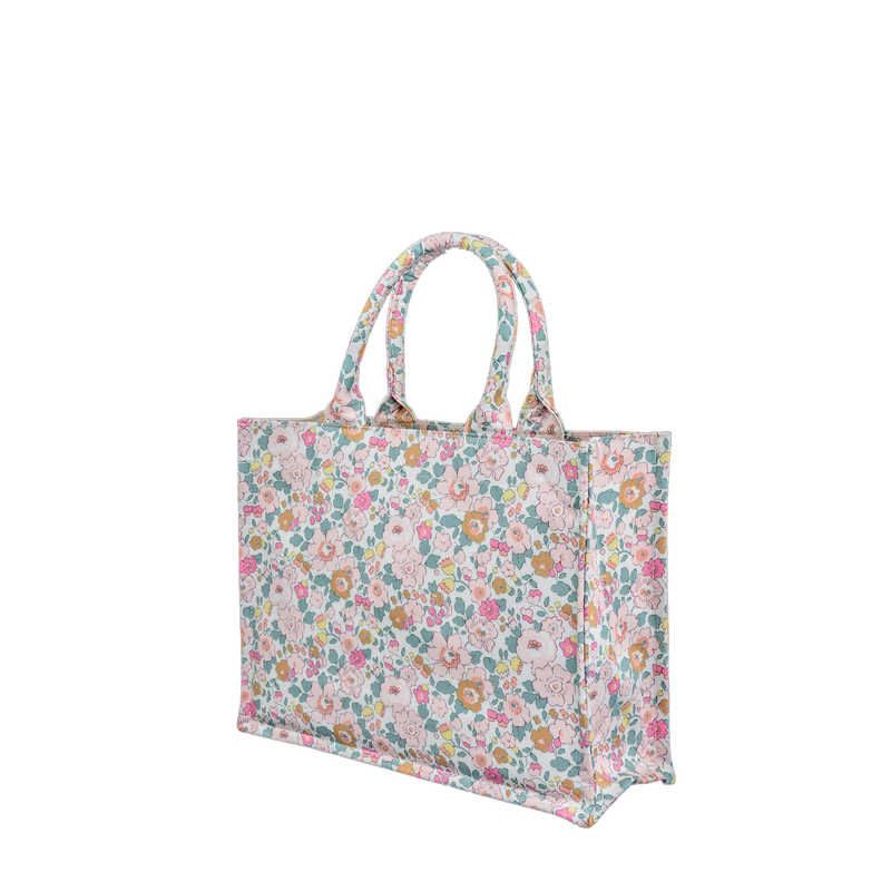 Liberty Small Book Tote, Betsy Metallic