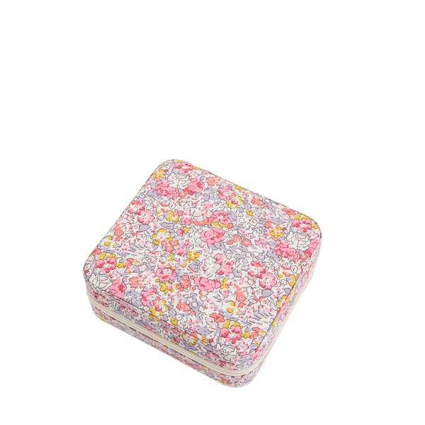 Liberty Travel Jewelry Box, Claire Aude Pink