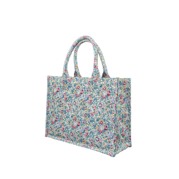 Liberty Small Book Tote, Claire Aude Teal