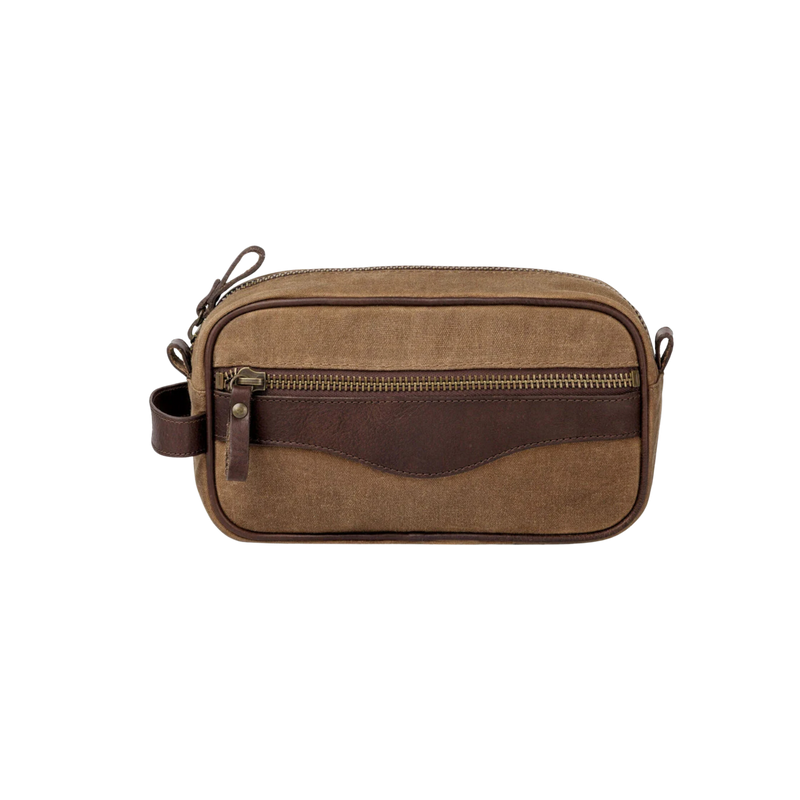 Waxed Canvas Toiletry Kit