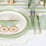 Floral Elegance Sage Guest Towels