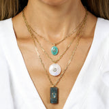 Labradorite + Blue Topaz Lumiere Pendant Necklace