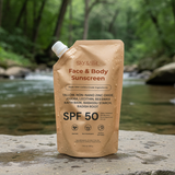 Face and Body Sunscreen Kraft Bag SPF 50 - 500g