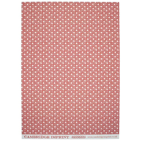 Patterned Paper Animalcules Crimson