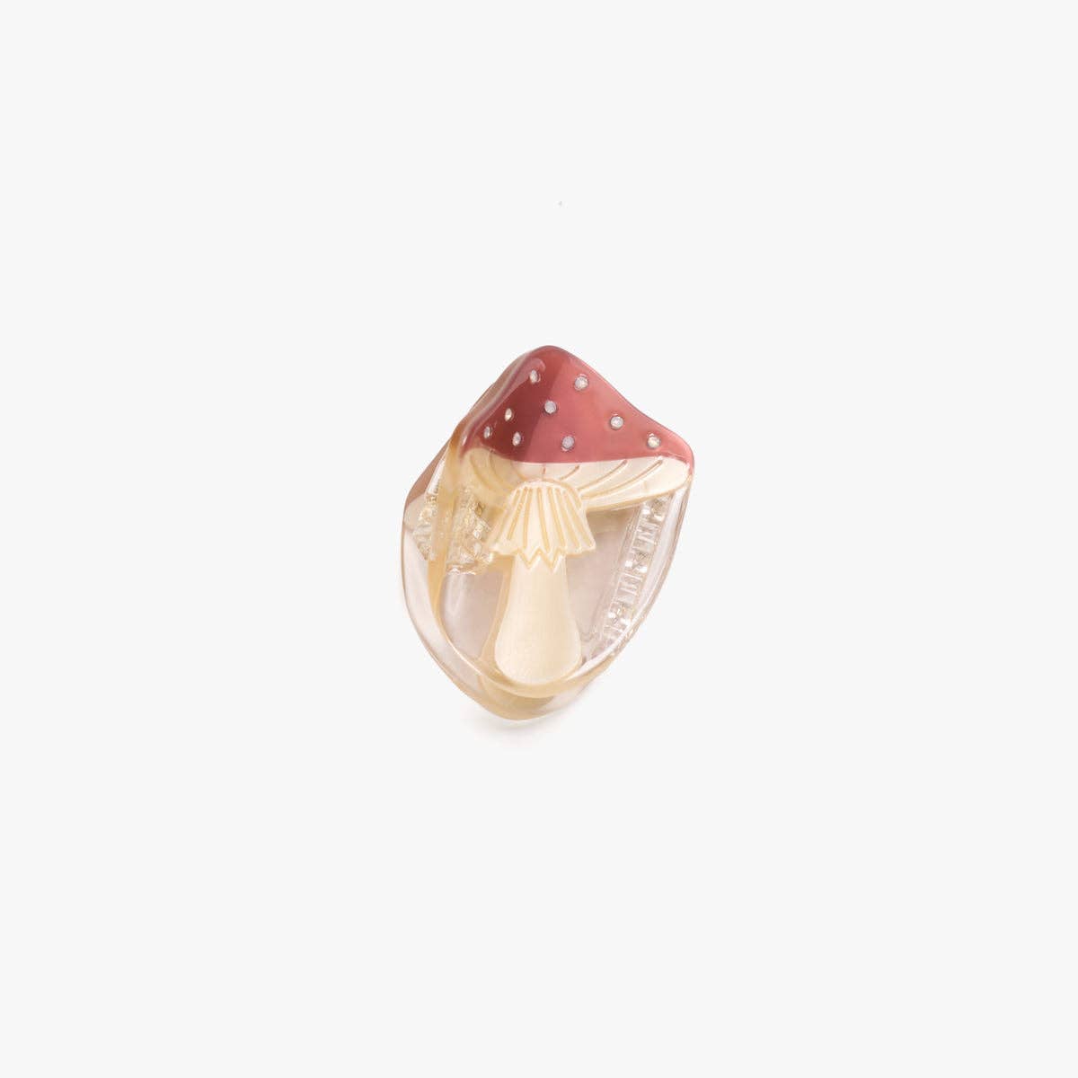 Mini Mushroom Hair Clip