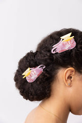 Shrimp Cocktail with Lemon Small Hair Claw Clip