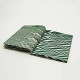 Green Hand Marbled Gift Wrapping Paper Booklet