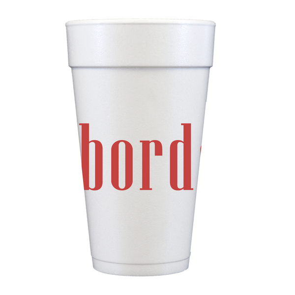 The Borders Foam Cup