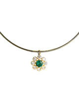 Kelly Emerald Collar Necklace