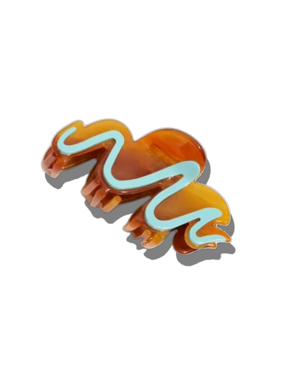 Artistic Swirl Acetate Hair Claw Clip | Eco-Friendly