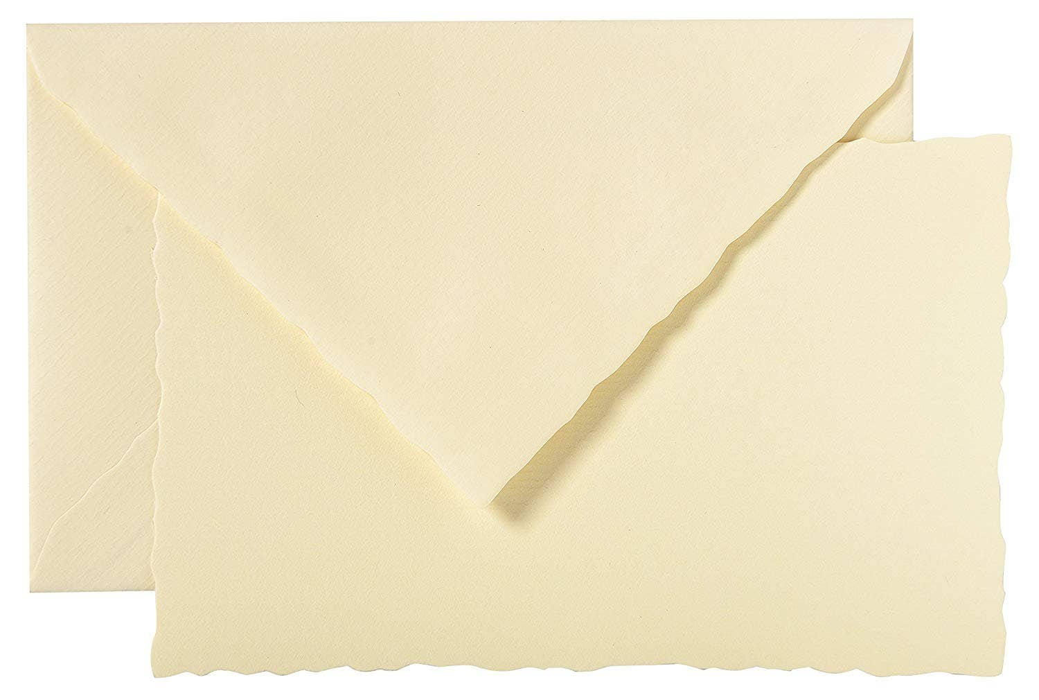 French Deckled Note Card Set