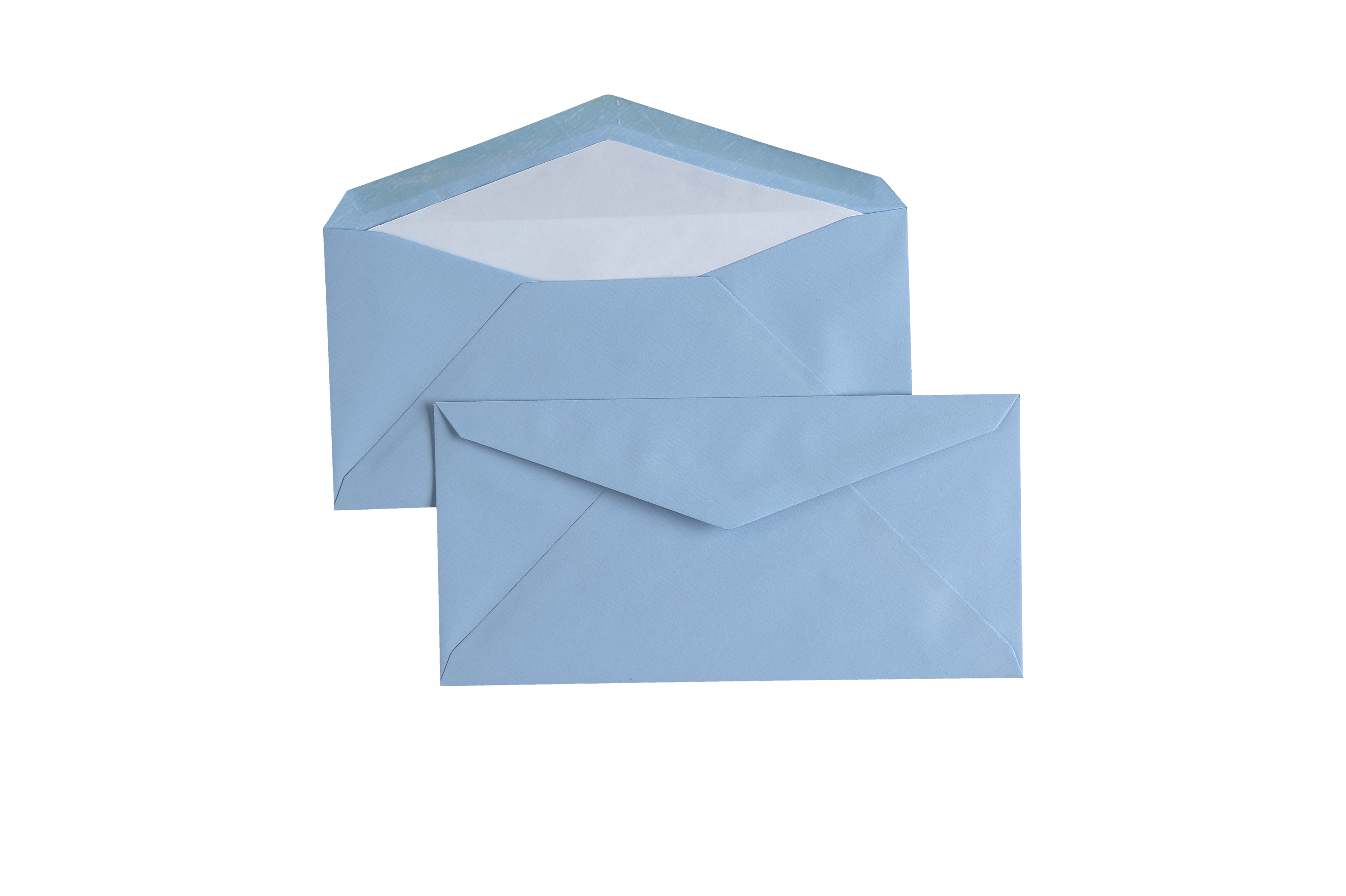 Original Crown Mill Classic Laid Envelopes (For A4): Blue / 4.25x6.75"