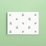 Strawberry Pattern Letterpress Stationery Set