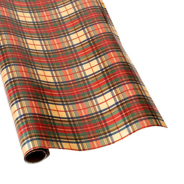 Dress Stewart Tartan Metallic Wrapping Paper