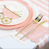 Floral Elegance Pink Guest Towels