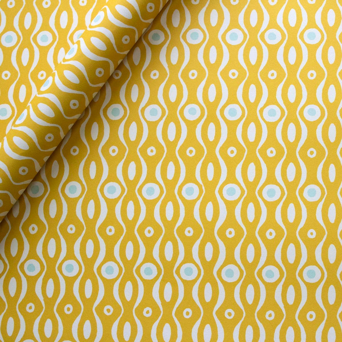 Patterned Paper Persephone Mustard and Turquoise Sheets (Set of 3)