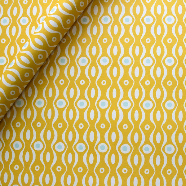 Patterned Paper Persephone Mustard and Turquoise