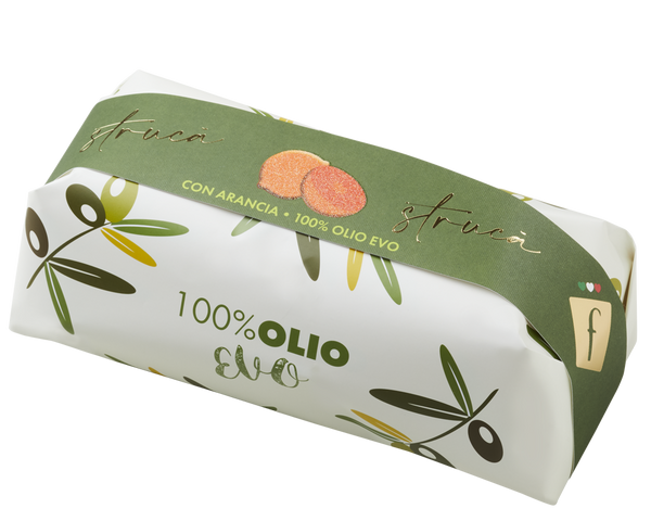 Strucà Olive Oil Cake with Candied Orange & Almonds