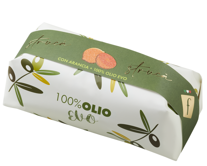 Strucà Olive Oil Cake with Candied Orange & Almonds