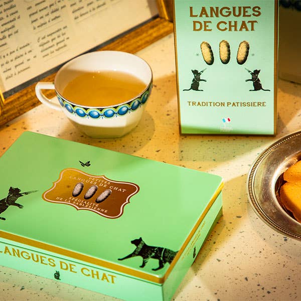 French Style Shortbread Langues De Chat