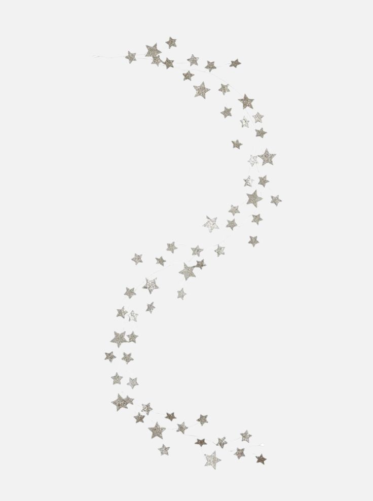 Glitter Star Garland