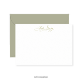 Addison Calligraphy Classic Printed Note