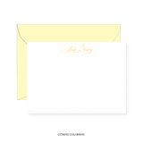 Addison Calligraphy Classic Printed Note