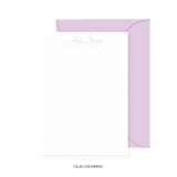Addison Calligraphy Classic Printed Note