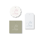 Addison Calligraphy Classic Printed Tag