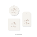 Addison Calligraphy Classic Printed Tag