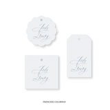 Addison Calligraphy Classic Printed Tag