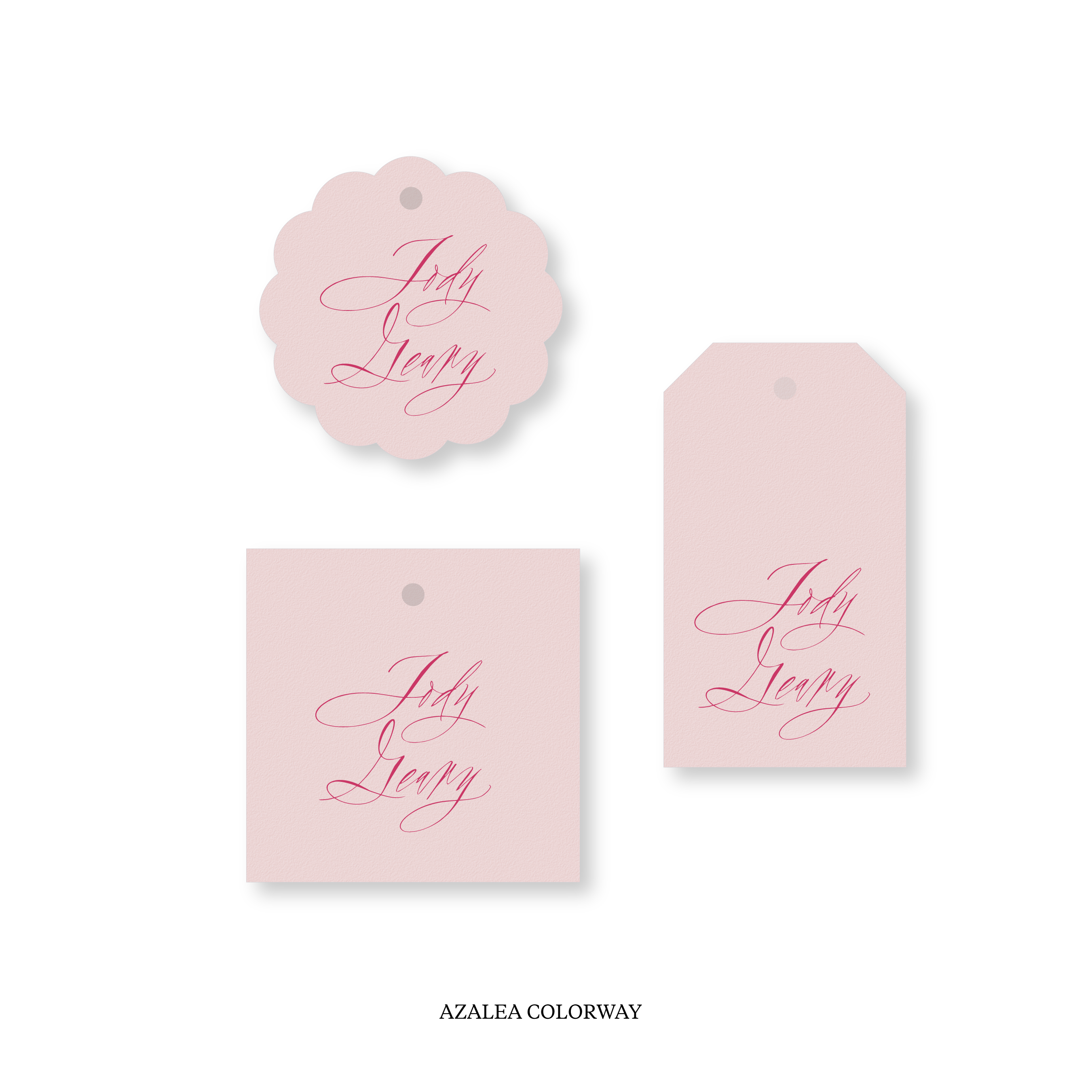Addison Calligraphy Classic Printed Tag