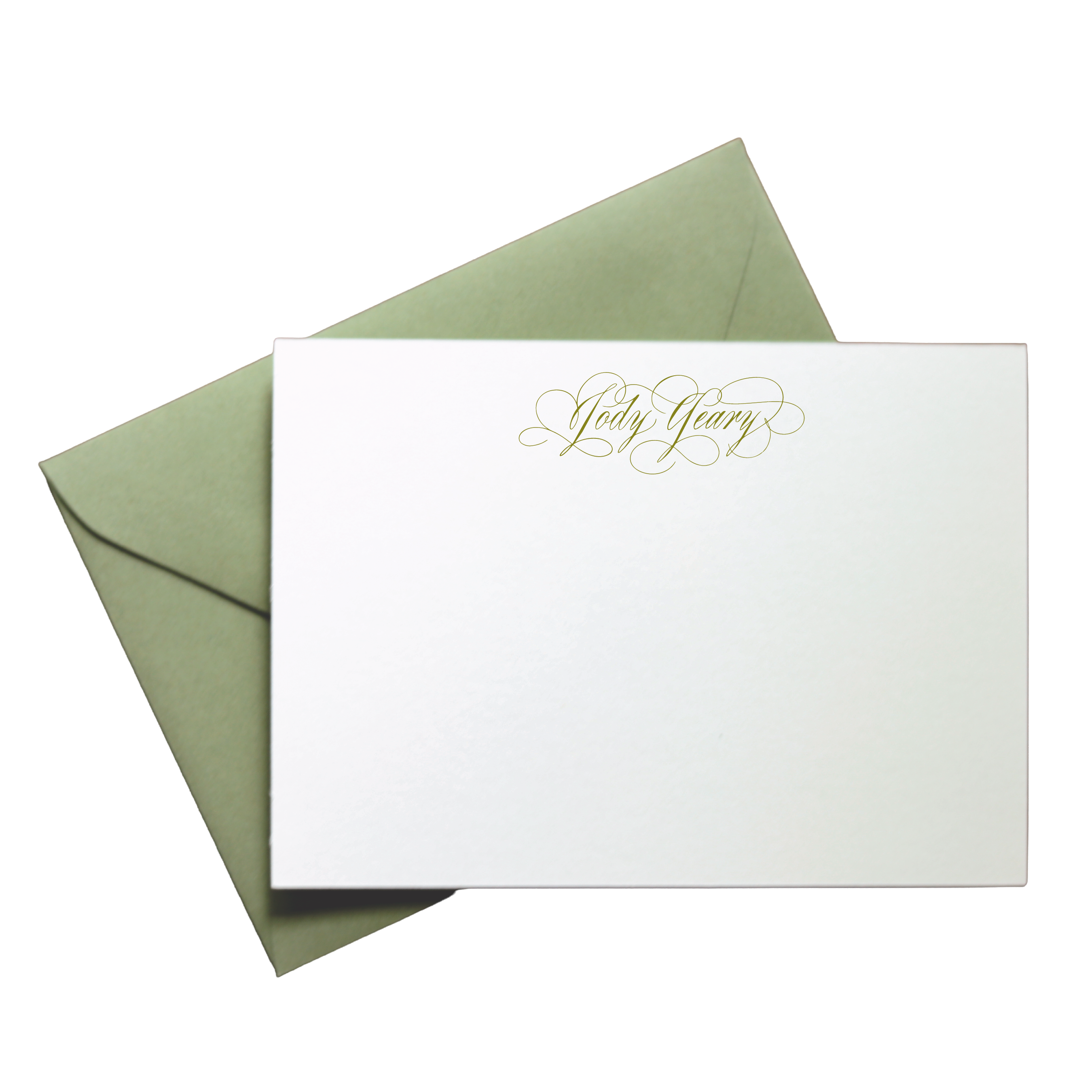 Adele Calligraphy Classic Printed Note