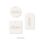 Adele Calligraphy Classic Printed Tag