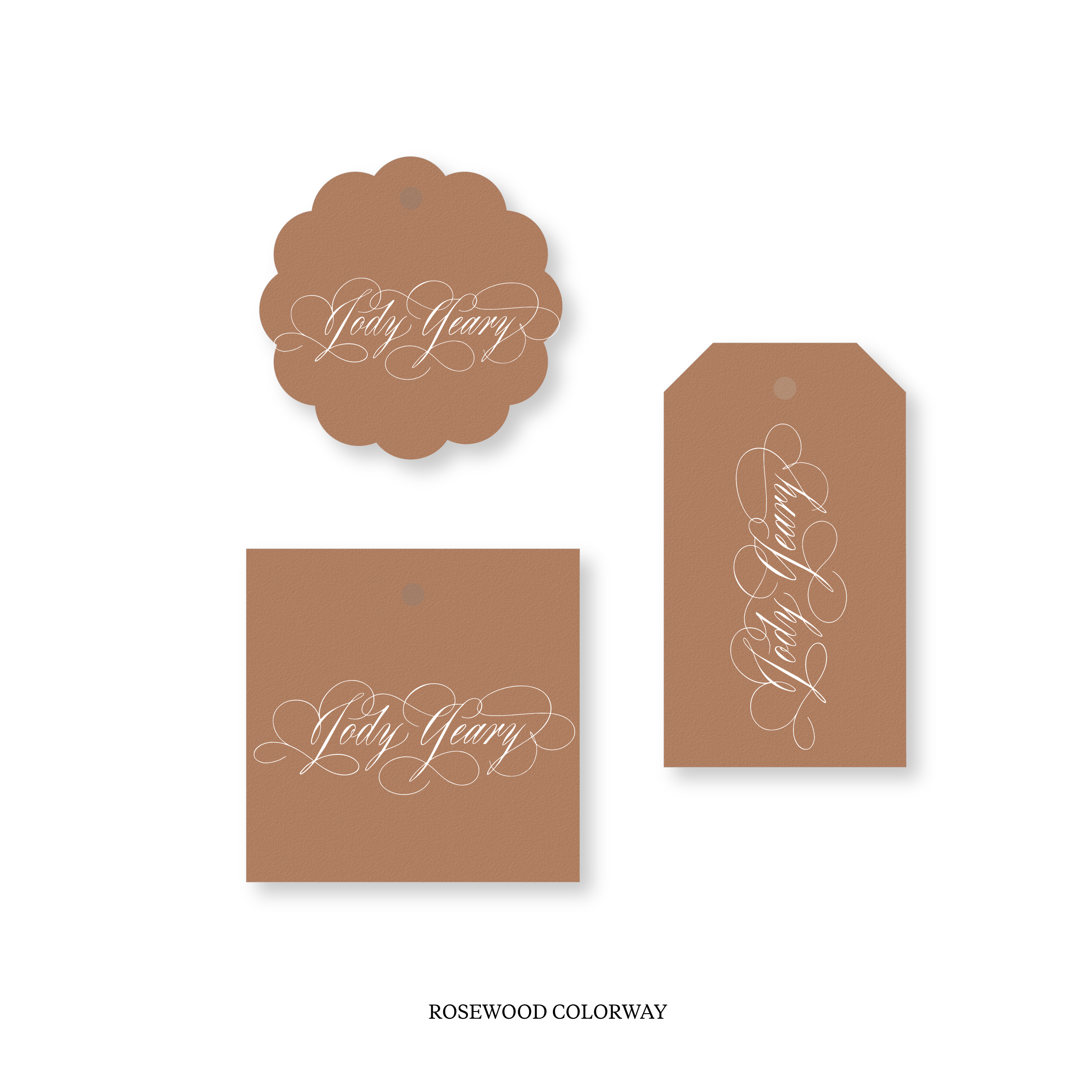 Adele Calligraphy Classic Printed Tag