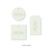 Adele Calligraphy Classic Printed Tag