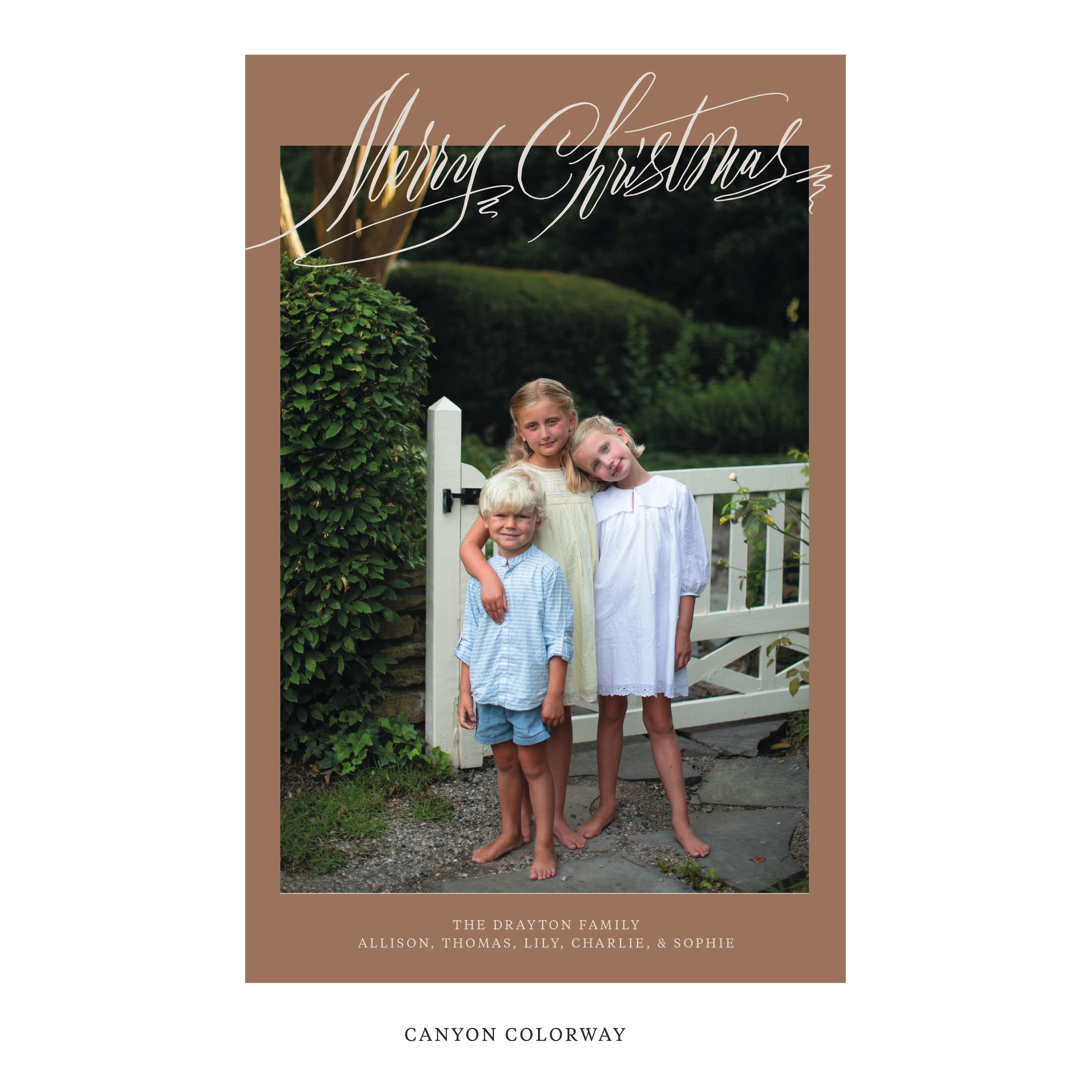 Aldridge Digital Photo Holiday Card, Extra Large