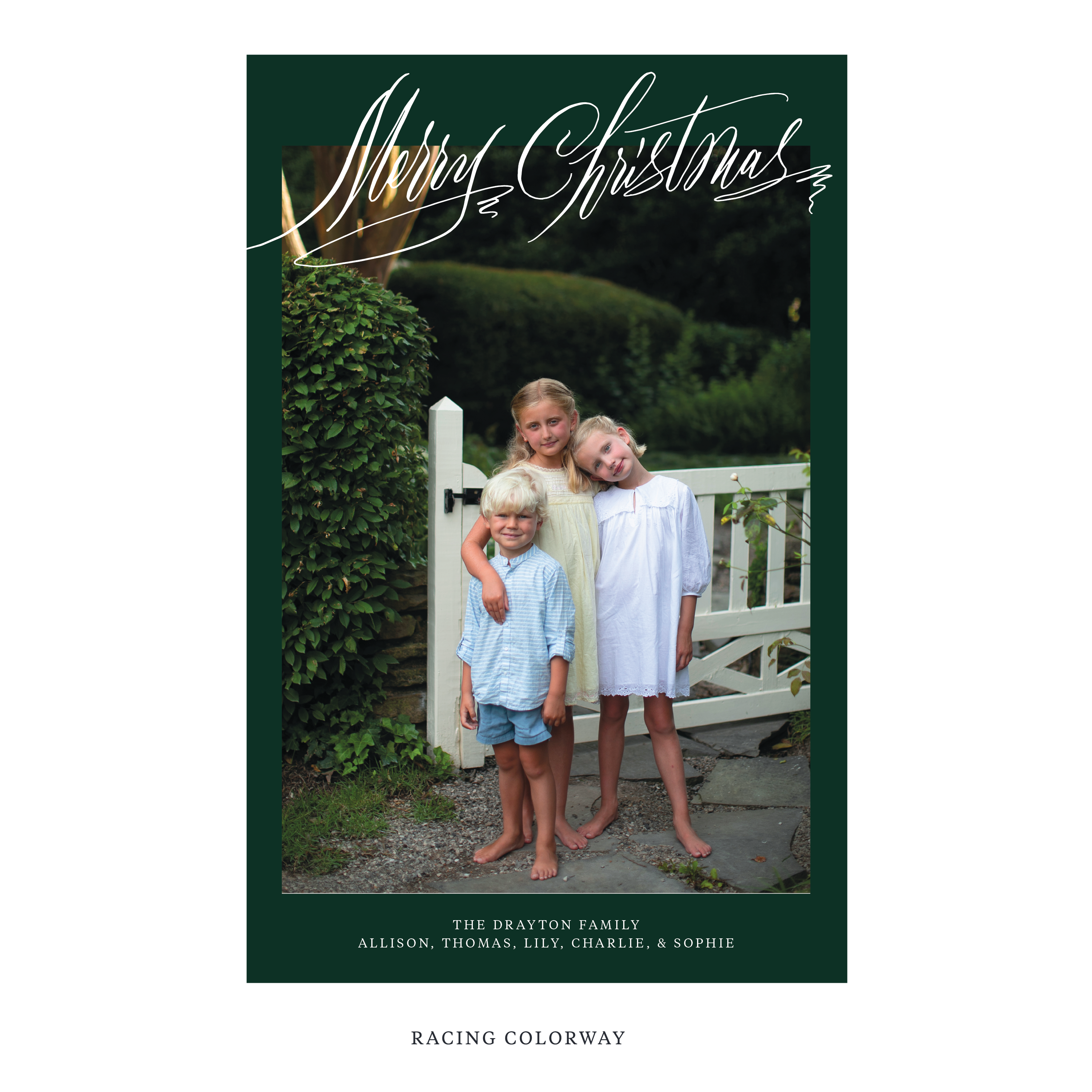 Aldridge Digital Photo Holiday Card, Extra Large