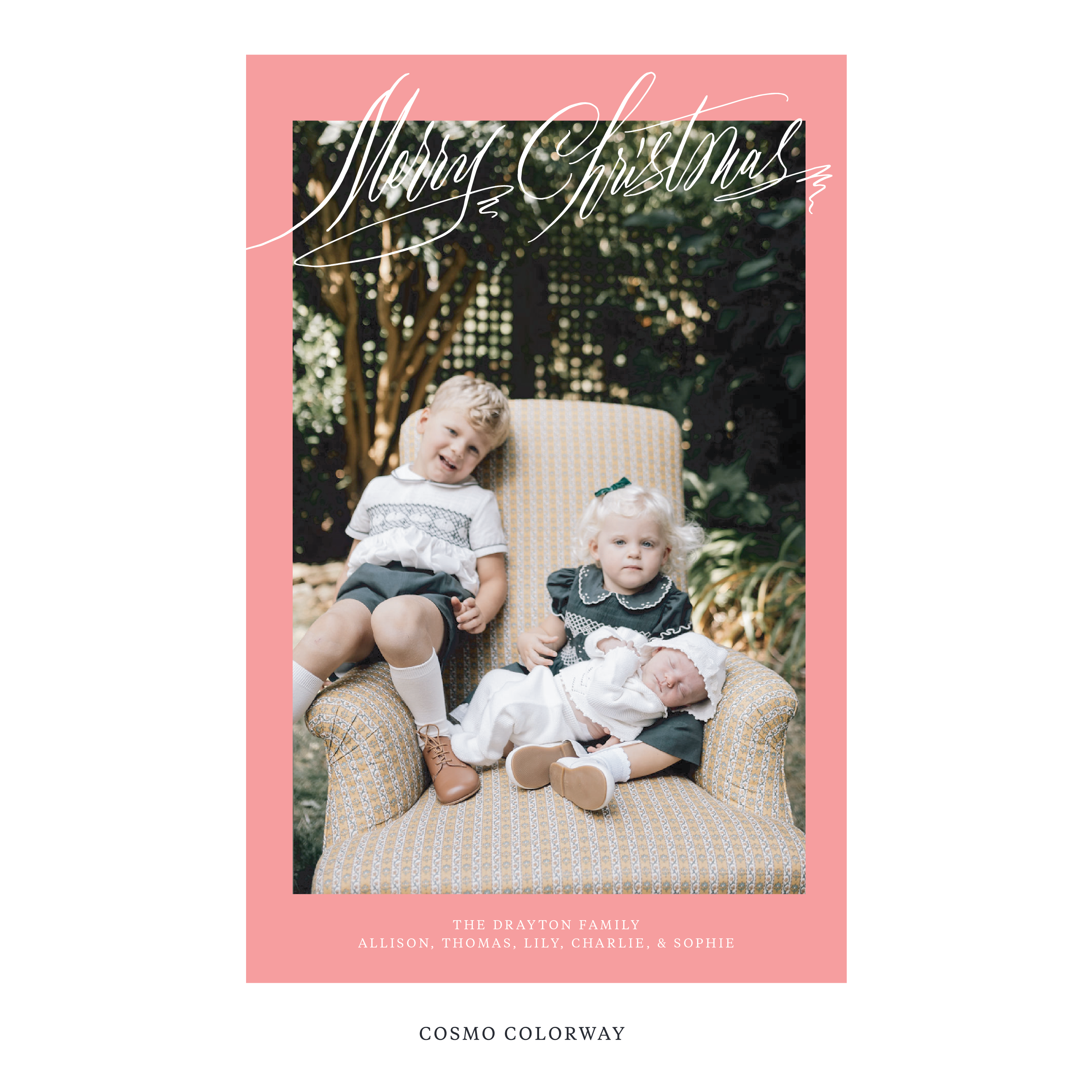 Aldridge Digital Photo Holiday Card, Extra Large