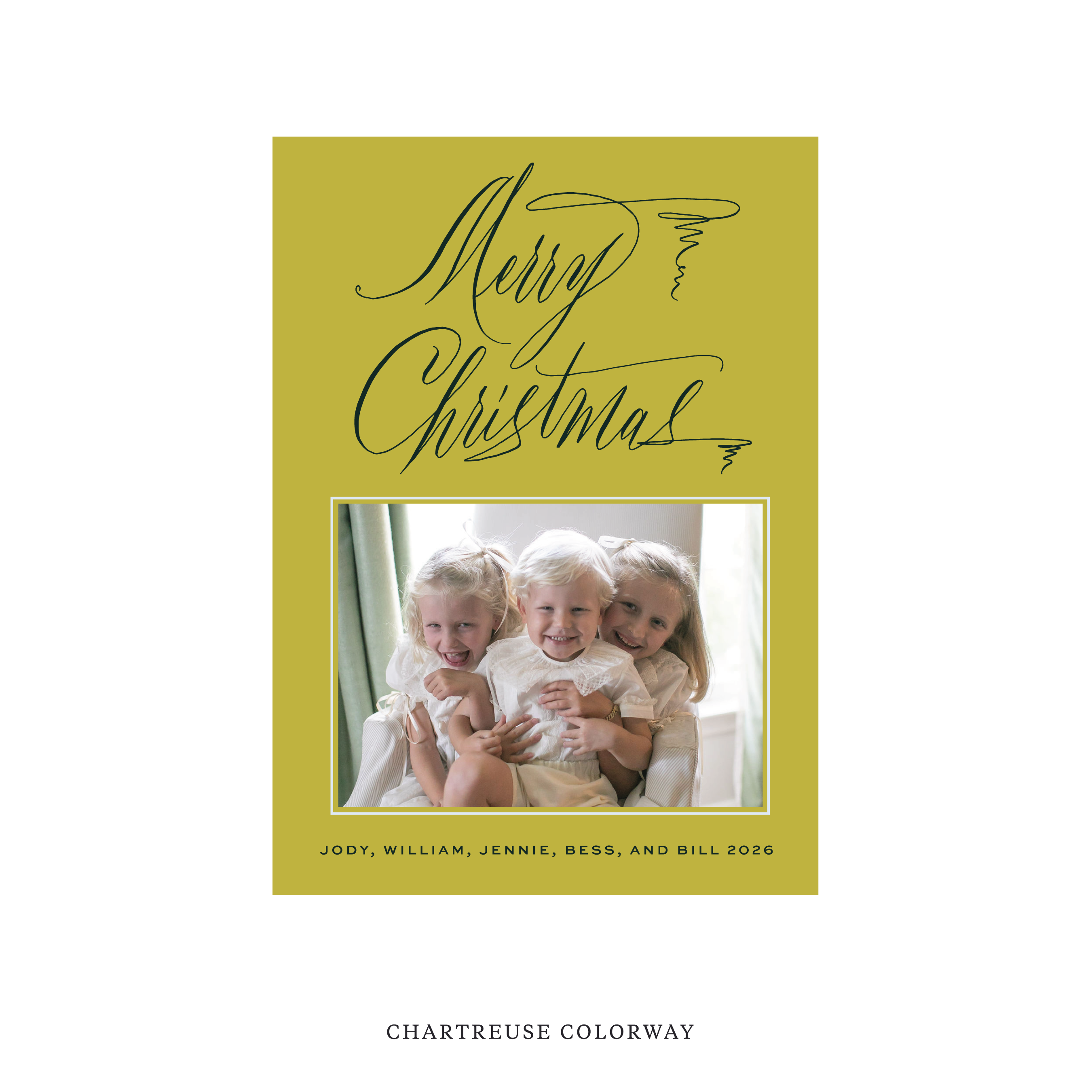 Aldridge Classic Flat Print Holiday Card II, Medium