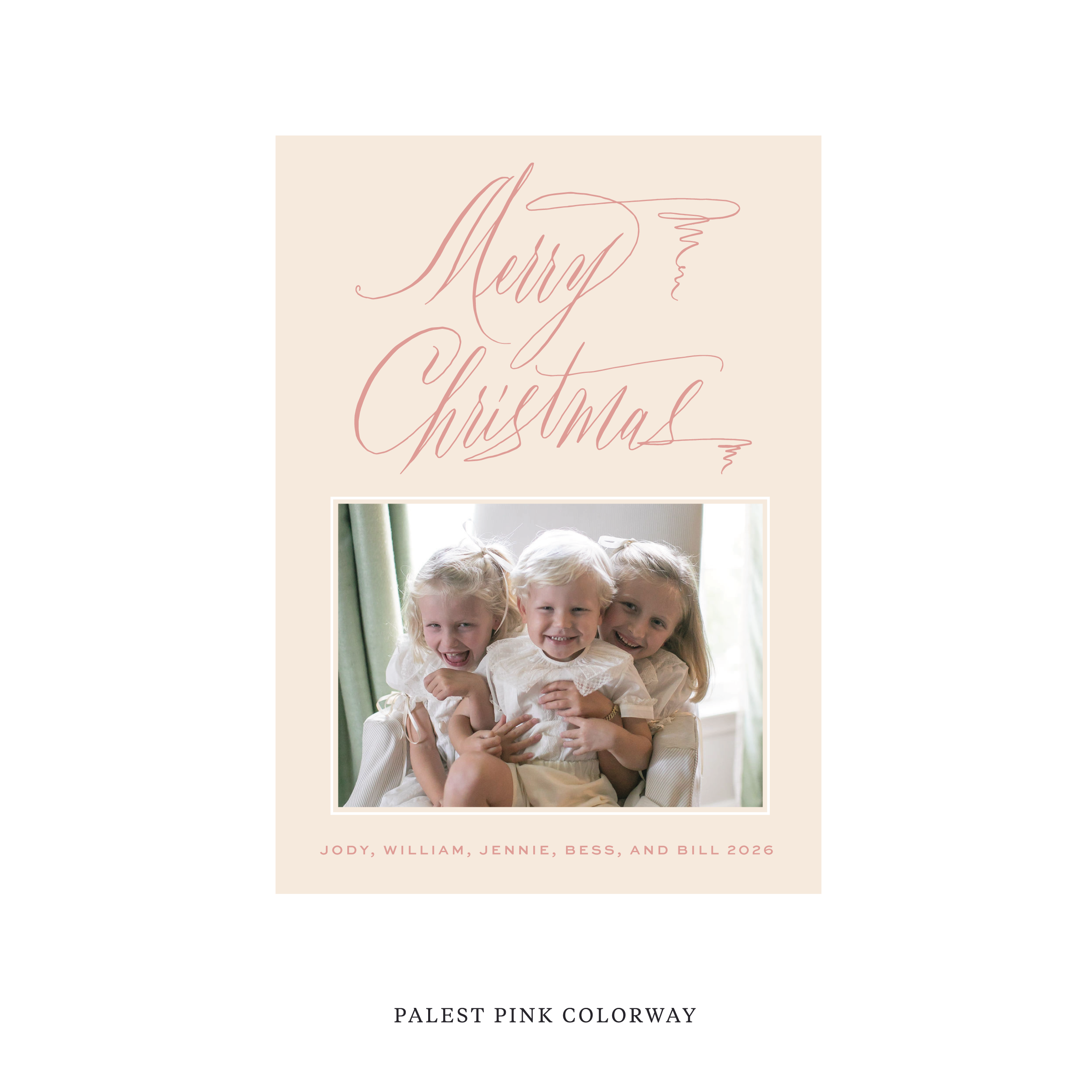 Aldridge Classic Flat Print Holiday Card II, Medium
