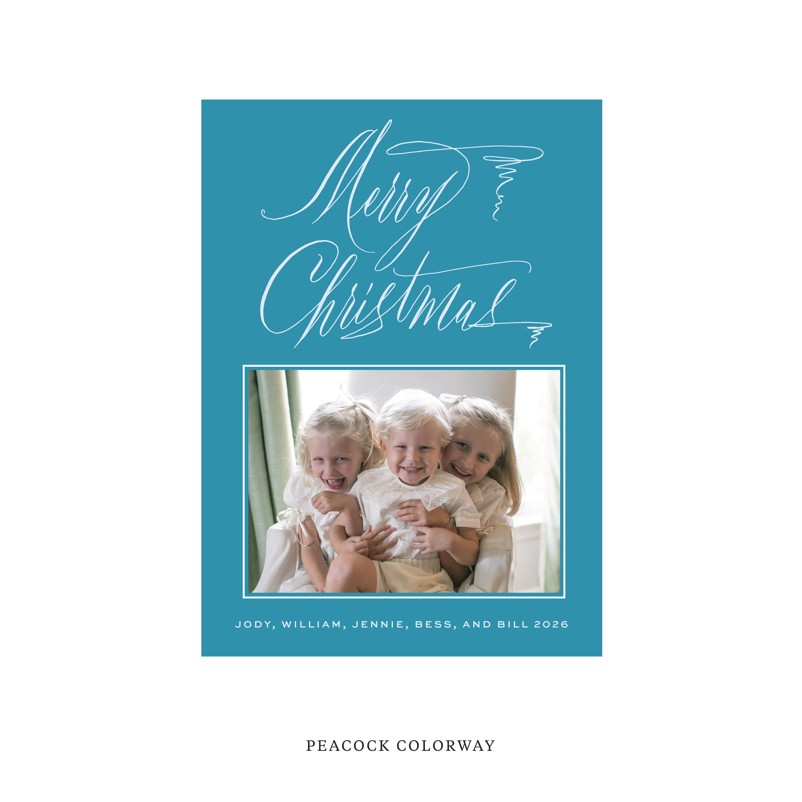 Aldridge Classic Flat Print Holiday Card II, Medium