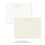 Alice Engraved Note