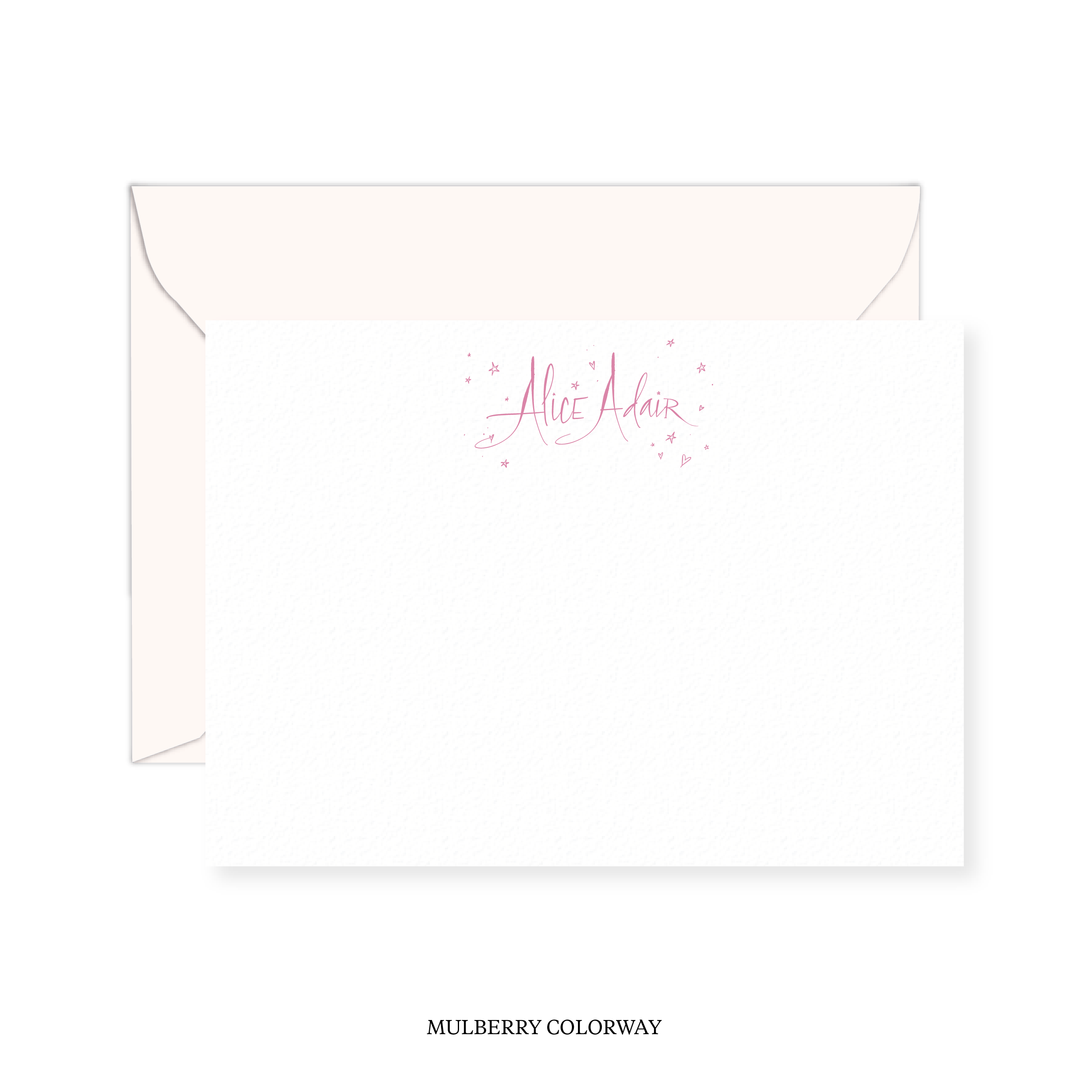 Alice Calligraphy Classic Printed Note