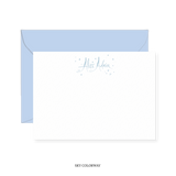 Alice with Hearts and Stars Calligraphy Classic Printed Note