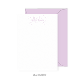 Alice with Hearts and Stars Calligraphy Classic Printed Note