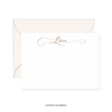 Allison Calligraphy Classic Printed Note